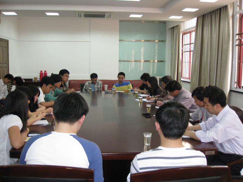 数学专业座谈会现场